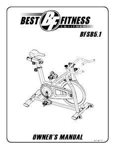 Handleiding Best Fitness BFSB5 Hometrainer