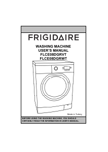 Bruksanvisning Frigidaire FLCE08DGRVT Tvättmaskin
