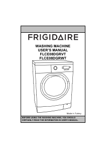 Handleiding Frigidaire FLCE08DGRWT Wasmachine