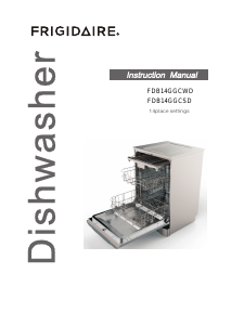 Bruksanvisning Frigidaire FDB14GGCSD Diskmaskin