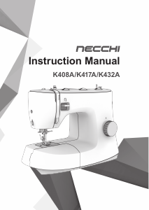 Handleiding Necchi K408A Naaimachine