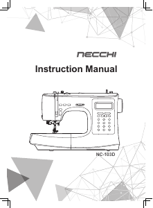 Manual Necchi NC-103D Sewing Machine