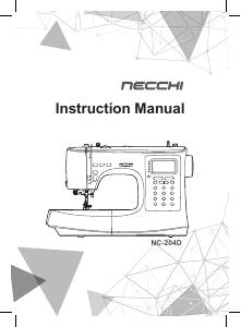 Handleiding Necchi NC-204D Naaimachine