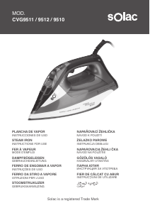 Manuál Solac CVG9511 Žehlička