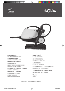 Manual Solac LV1700 Steam Cleaner