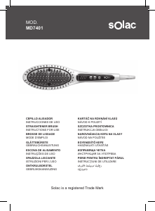Manual Solac MD 7401 Modelador de cabelo