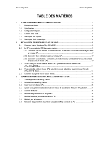 Mode d’emploi Hercules ePlug 200 v2/HD Adaptateur CPL