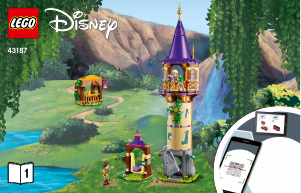 Manual de uso Lego set 43187 Disney Princess Torre de Rapunzel