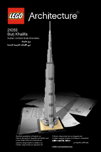 Handleiding Lego set 21055 Architecture Burj Khalifa
