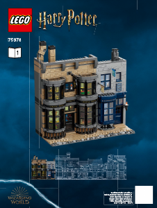 Manual Lego set 75978 Harry Potter Diagon Alley