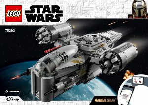 Manual Lego set 75292 Star Wars The Mandalorian bounty hunter transport