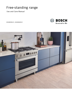 Manual Bosch HGS8045UC Range