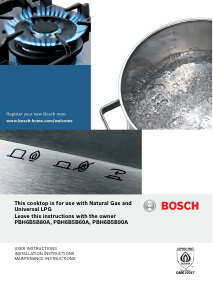 Manual Bosch PBH6B5B90A Hob