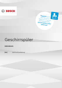 Bedienungsanleitung Bosch SMI4HBS00D Geschirrspüler