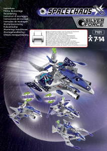 Mode d’emploi Meccano set 7101 Space Chaos Destructeur Silver Force
