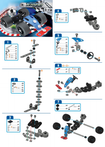 Handleiding Meccano set 2353A Turbo Mini turbokart