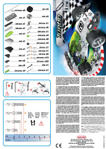 Handleiding Meccano set 3350A Turbo Prototype 3 groen