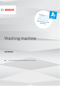 Handleiding Bosch WAT28620AU Wasmachine