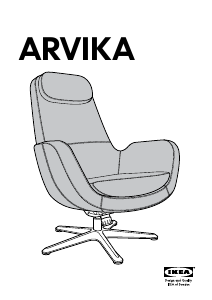 Manuál IKEA ARVIKA Křeslo