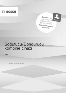 Kullanım kılavuzu Bosch KAN93VL30N Donduruculu buzdolabı