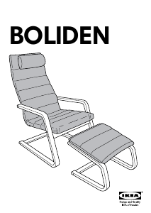 사용 설명서 이케아 BOLIDEN 팔걸이 의자