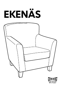 Návod IKEA EKENAS Kreslo