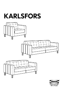 Használati útmutató IKEA KARLSFORS Karosszék