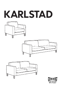 Manuál IKEA KARLSTAD Křeslo