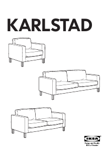 Handleiding IKEA KARLSTAD Fauteuil