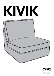 Käyttöohje IKEA KIVIK Nojatuoli
