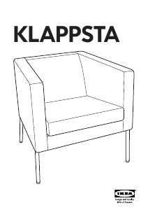 Руководство IKEA KLAPPSTA Кресло