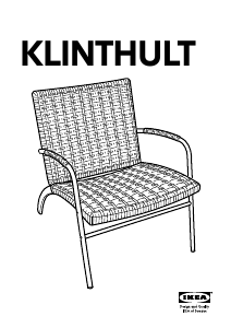 Priročnik IKEA KLINTHULT Naslanjač