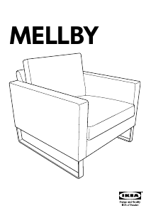 Bedienungsanleitung IKEA MELLBY Sessel
