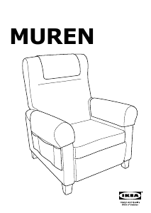 Rokasgrāmata IKEA MUREN Atzveltnes krēsls