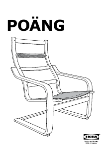 Rokasgrāmata IKEA POANG Atzveltnes krēsls