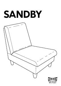 Käyttöohje IKEA SANDBY Nojatuoli