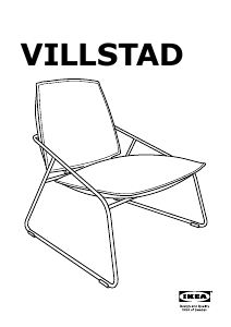 Käyttöohje IKEA VILLSTAD Nojatuoli