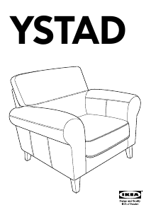 Manual IKEA YSTAD Fotoliu