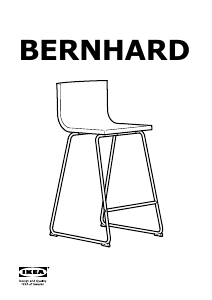 Priručnik IKEA BERNHARD Barski stolac