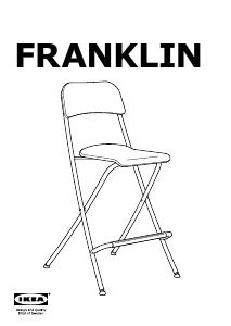 Bruksanvisning IKEA FRANKLIN Barstol