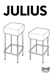 Bruksanvisning IKEA JULIUS Barstol