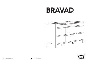 Bruksanvisning IKEA BRAVAD Bänkskåp