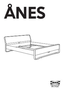 Наръчник IKEA ANES Рамка на легло