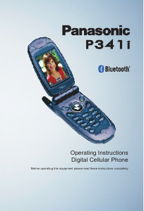 Handleiding Panasonic P341i Mobiele telefoon