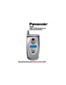 Handleiding Panasonic GU87 Mobiele telefoon
