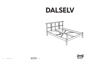 Manual IKEA DALSELV Cadru pat