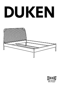 Manual IKEA DUKEN Cadru pat
