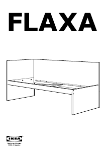 Bruksanvisning IKEA FLAXA Sängstomme