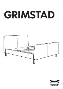 Rokasgrāmata IKEA GRIMSTAD Gultas rāmis
