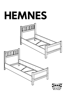 Наръчник IKEA HEMNES (207x99) Рамка на легло